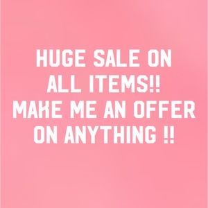 SALE! MAKE ME AN OFFER ON ANY OF MY ITEMS !